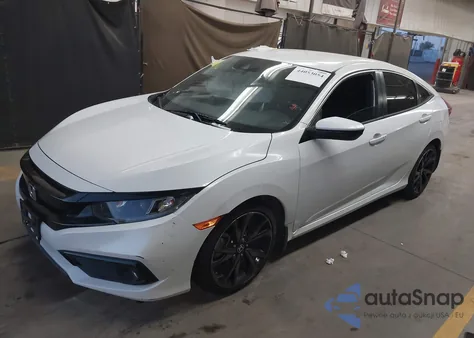2019 Honda Civic Sport from USA, damaged, VIN 2HGFC2F88KH504354
